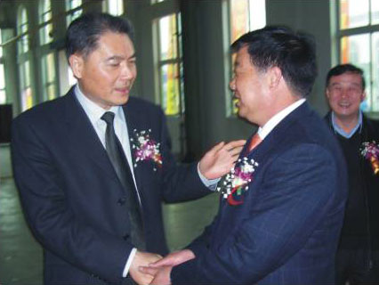 Vice-governor Jin Deshui visiting us